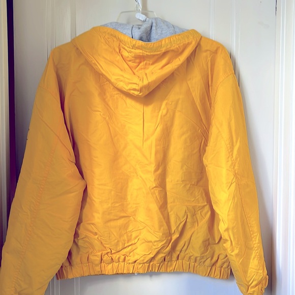 Notre Dame Jacket Hoodie Zip Front Size XL Yellow Rain Outergear Fighting Irish - Picture 9 of 9